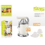 DSP KJ1079, 350W Electric Citrus Juicer With Lever 0.4L - Image 3