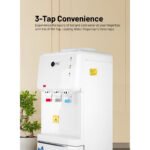 AFRA Top Loading Water Dispenser with Bottom Refrigerator 3 Tap Heating Power 550w Cooling Power 100w White, Dry Protection-Double thermostat, Rust Proof Water Tank, AF-9830WDWH - Image 4