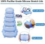 Silicone Stretch Lids 6 Pack Suction Lid - Image 7