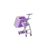 Jovikids 38L 3-in-1 Children's Ride-on Suitcase Pink - Image 8