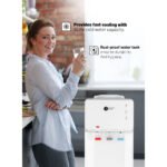AFRA Top Loading Water Dispenser with Bottom Refrigerator 3 Tap Heating Power 550w Cooling Power 100w White, Dry Protection-Double thermostat, Rust Proof Water Tank, AF-9830WDWH - Image 5