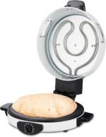 MEBASHI Arabic Bread Maker with 40cm Cooking Plate and Viewing Window -(2200W) White(ME-HBM141) - Image 6