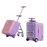 Jovikids 38L 3-in-1 Children's Ride-on Suitcase Green - Image 13