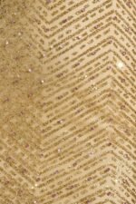 Embellished Cowl-Neck Maxi Dress in Gold - Image 4