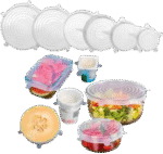 Silicone Stretch Lids 6 Pack Suction Lid - Image 2