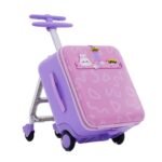 Jovikids 38L 3-in-1 Children's Ride-on Suitcase Pink - Image 2