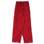 Mens Embroidered Nike Logo Reversible Tear Away Red Pants - Image 4