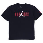 Men The Nike Tee Loose Fit Black Raptors T-Shirt