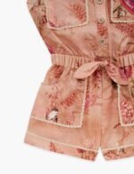 Cascadian Kids Pocket Playsuit Pink Botanical Floral - Image 3