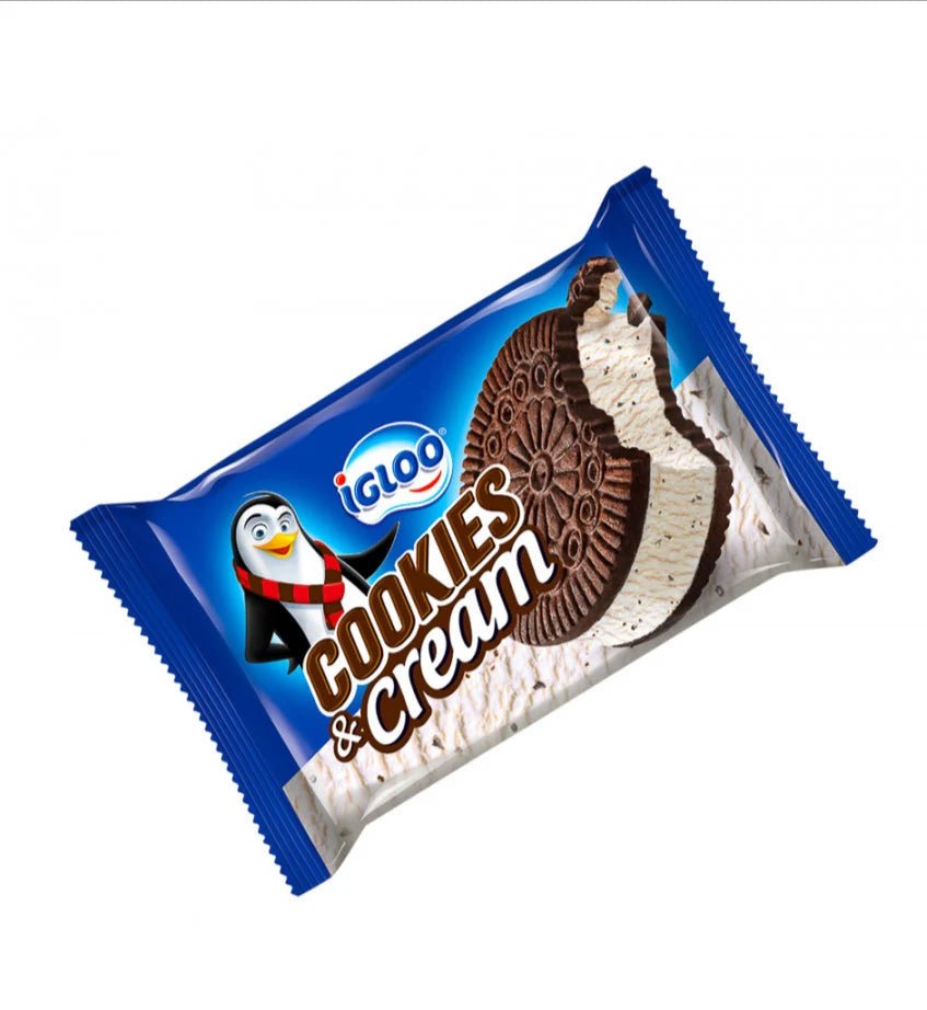 IglooIceCreamSandwichCookies_Cream100Ml Igloo Ice Cream Sandwich Cookies & Cream 100 ml - Image 1
