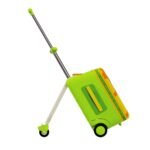 Jovikids 38L 3-in-1 Children's Ride-on Suitcase Green - Image 8