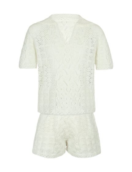 Wylie Patchwork Knit Top and Shorts