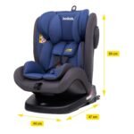 Angela Isofix Rotating Car Seat - Black - Image 22