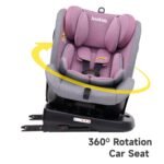 Angela Isofix Rotating Car Seat - Black - Image 32