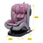 Angela Isofix Rotating Car Seat - Black - Image 29