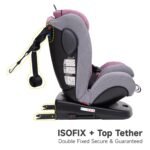 Angela Isofix Rotating Car Seat - Black - Image 33