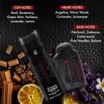 Creation Lamis Pure Black 2pcs Perfume Gift Set, 100ml EDT + 200ml Fragranced Body Spray for Men - Image 3