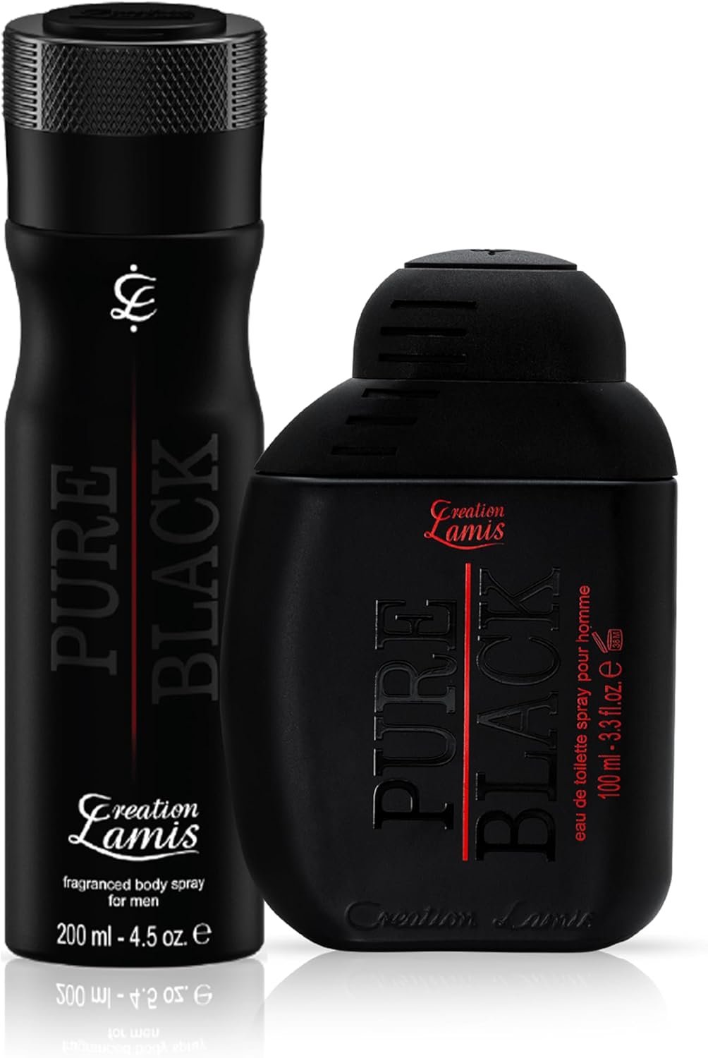 creation-lamis-pure-black-2pcs-perfume-gift-set-100ml-edt-200ml-fragranced-body-spray-for-menperfumescreation-lamisal-kabayel-discount-centre-6882842 Creation Lamis Pure Black 2pcs Perfume Gift Set, 100ml EDT + 200ml Fragranced Body Spray for Men - Image 1