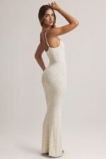 Modal Scoop-Neck Maxi Dress in Floral Print - Image 2