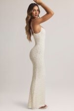 Modal Scoop-Neck Maxi Dress in Floral Print - Image 5