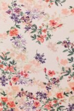 Layered Bra-Detail Fishtail Midaxi Dress in Primrose Floral Print - Image 4