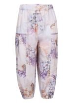 Cascadian Kids Poplin Pants  Blue Botanical Floral - Image 6