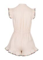 Lucky Kids Frill Playsuit Ivory - Image 2