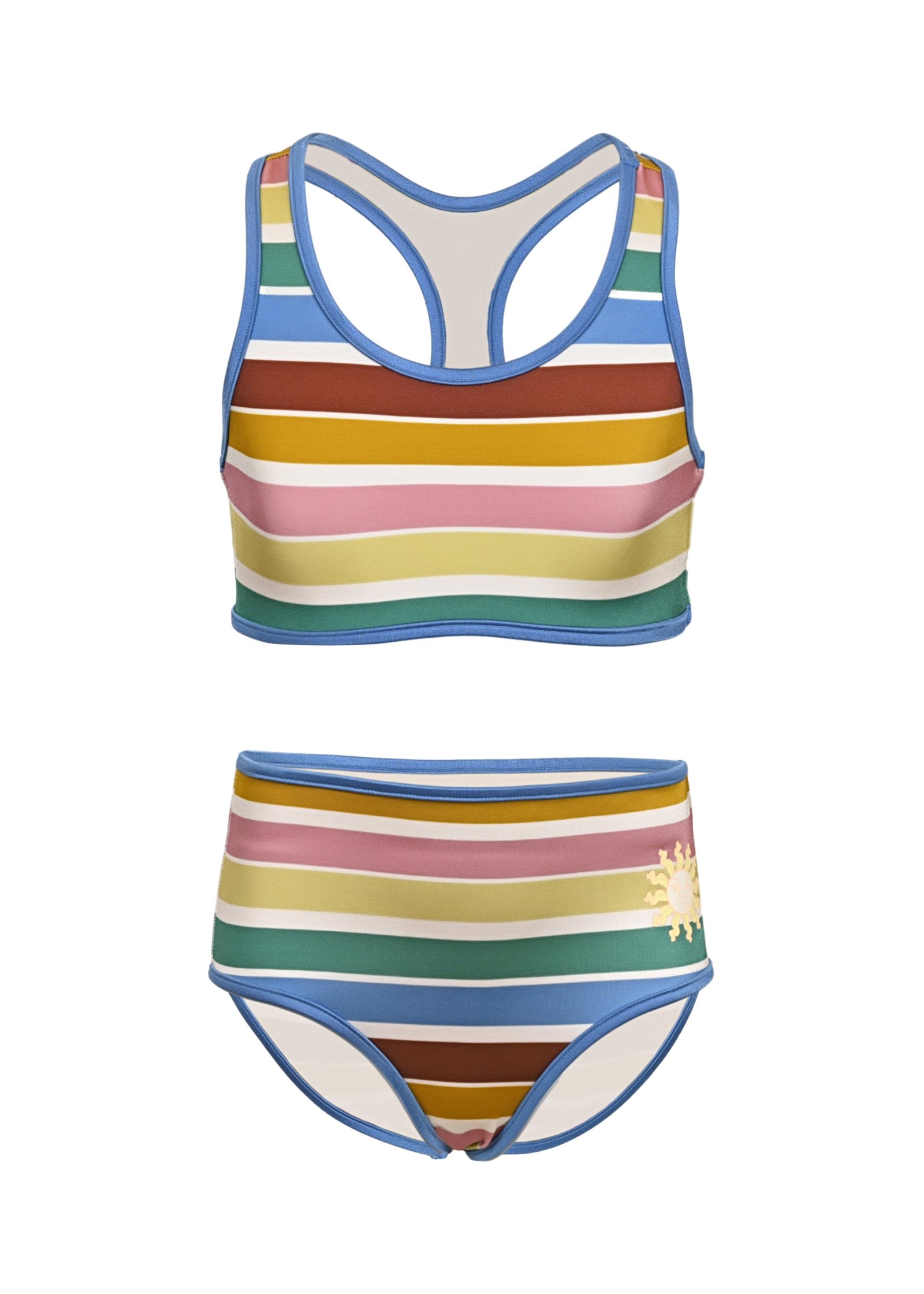 zimmermann_kids_everley_racer_bikini_sand_dollar_dubai Everley Kids Racer Bikini - Image 1